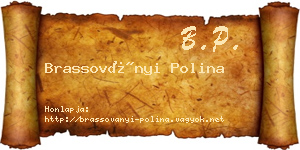 Brassoványi Polina névjegykártya